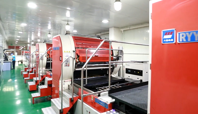 Prestazioni tecniche principali della macchina da stampa a colori multi serie RYYT 453